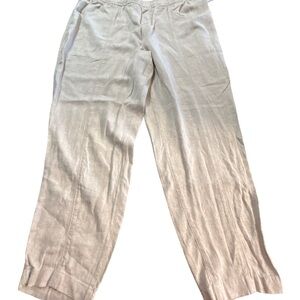 NWT Old Navy Natural Linen-Blend Crops